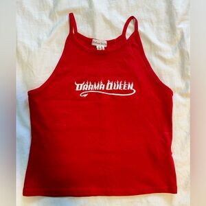 Chandail Drama Queen, XL, rouge - Drama Queen Tank Top, XL, red